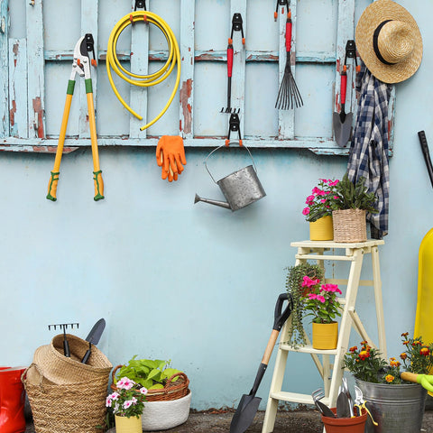HUPBIPY versatile storage for tools, hoses, and bulk items.