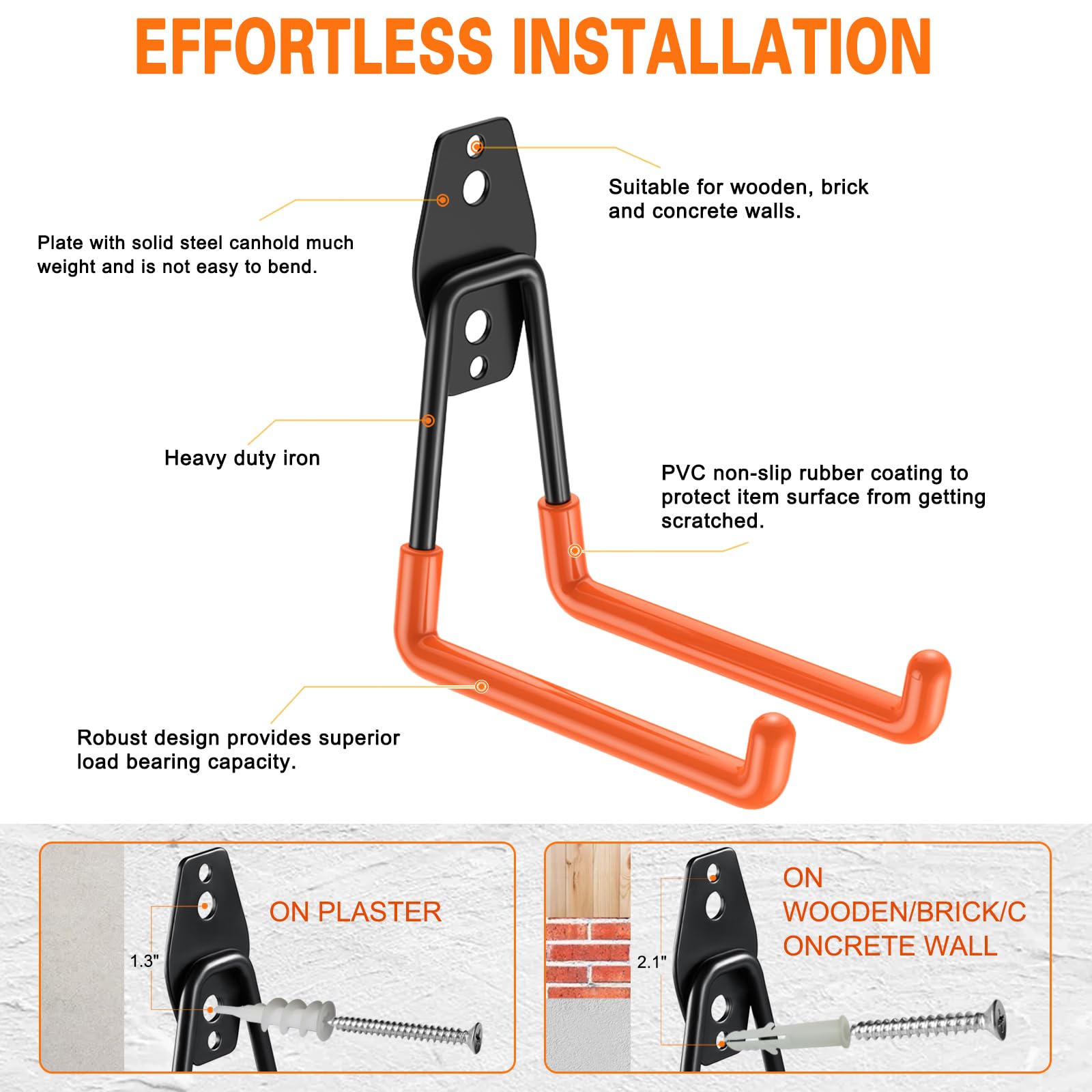 HUPBIPY wall-mounted storage system neatly holds garden tools