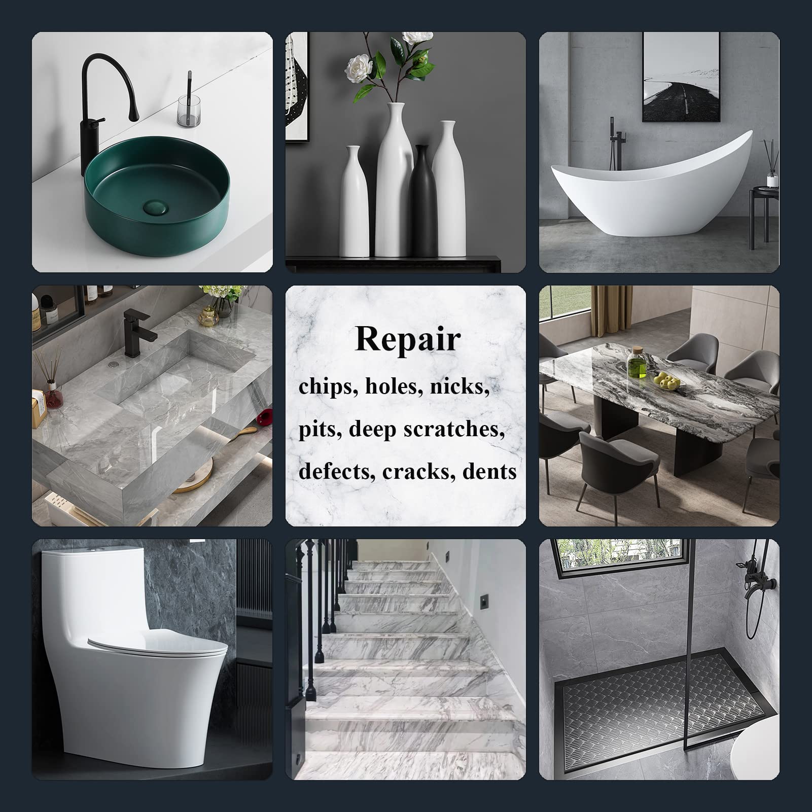 Hupeyna color-match kit creates a durable finish on repaired areas.