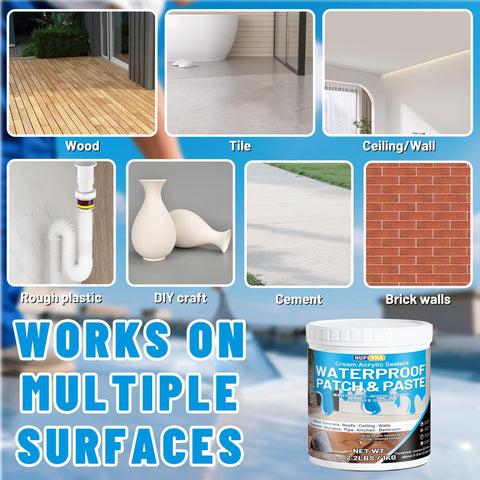 Hupeyna thin-layer application forms a strong, lasting waterproof bond.