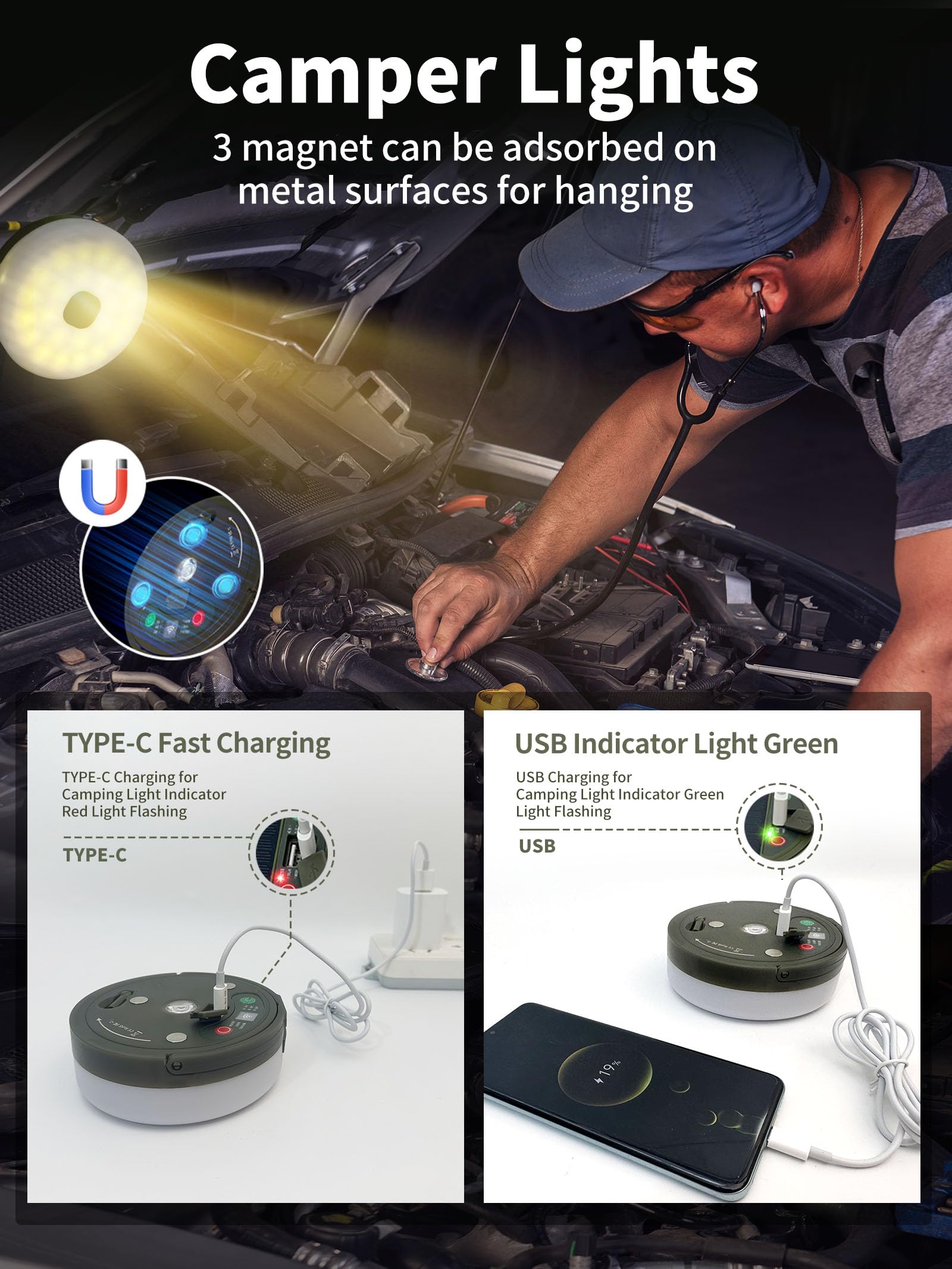 Hurimatan 100-LED main string provides bright outdoor illumination.