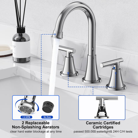 Hurran 27-inch preassembled supply lines simplify installation