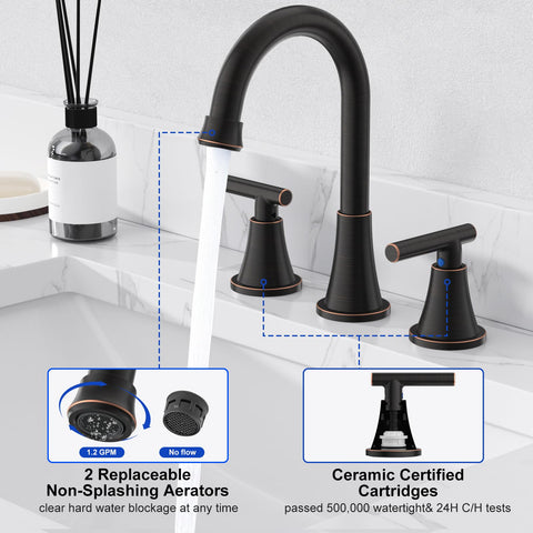 Hurran 27-inch preassembled supply lines enable quick, secure connections