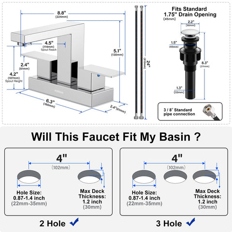 Hurran durable stainless steel construction resists corrosion for reliable daily use.