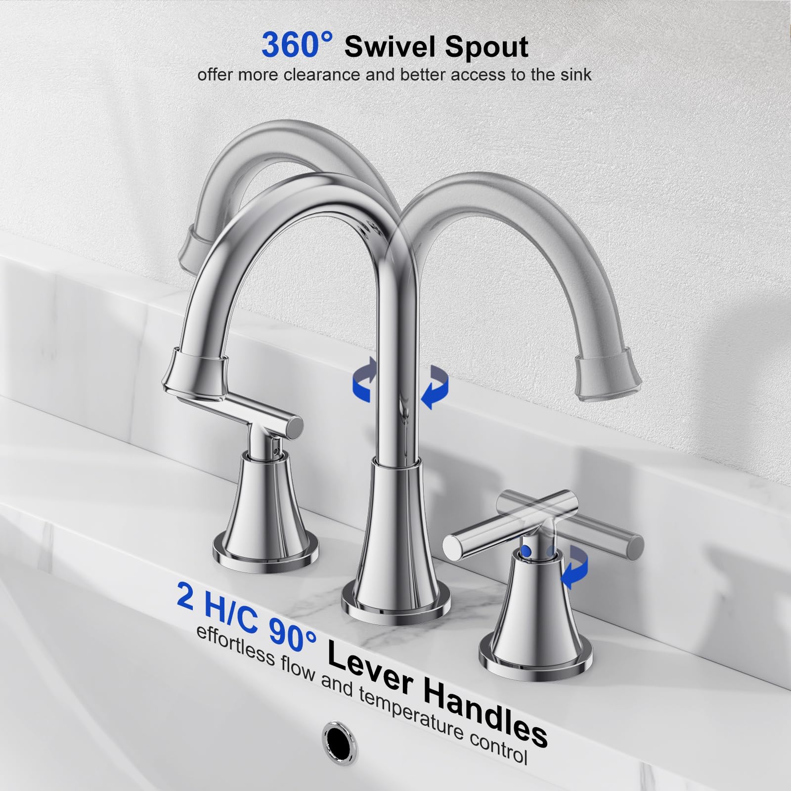 Hurran lead-free stainless steel faucet for long-lasting reliability