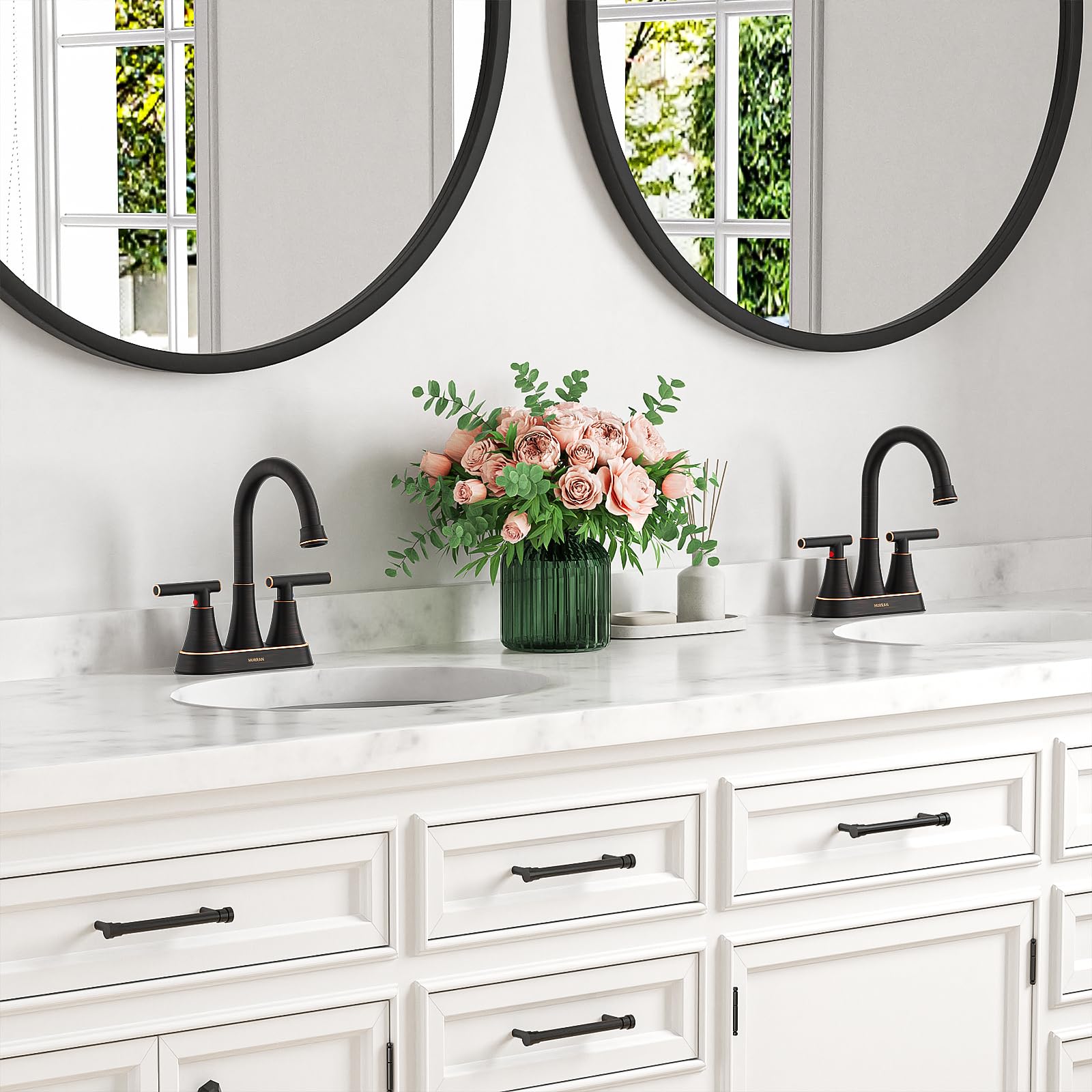 Hurran lead-free stainless steel faucet for durable performance