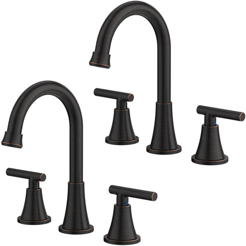 Hurran oil rubbed bronze faucet close-up shows durable finish and refined details