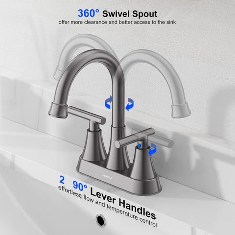 Hurran pop-up drain with overflow simplifies cleaning and maintenance.