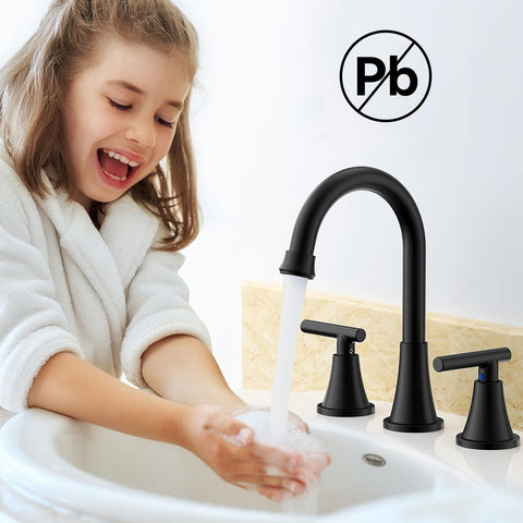 Stainless steel lead-free faucet body ready for daily use