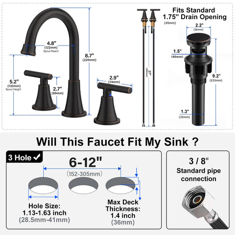 Hurran lead-free stainless steel faucet ensures safe, reliable daily use