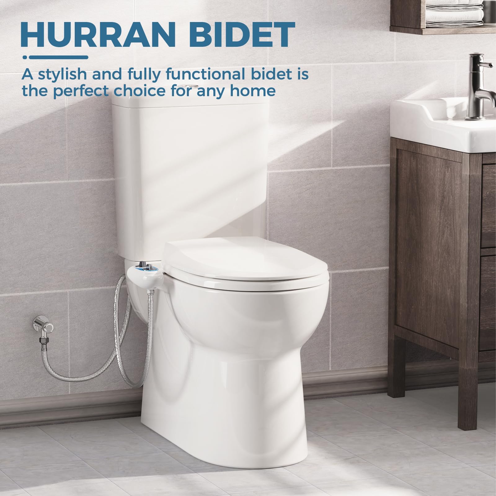 Hurran Ultra-Slim Bidet feminine wash for comfortable, gentle cleansing.