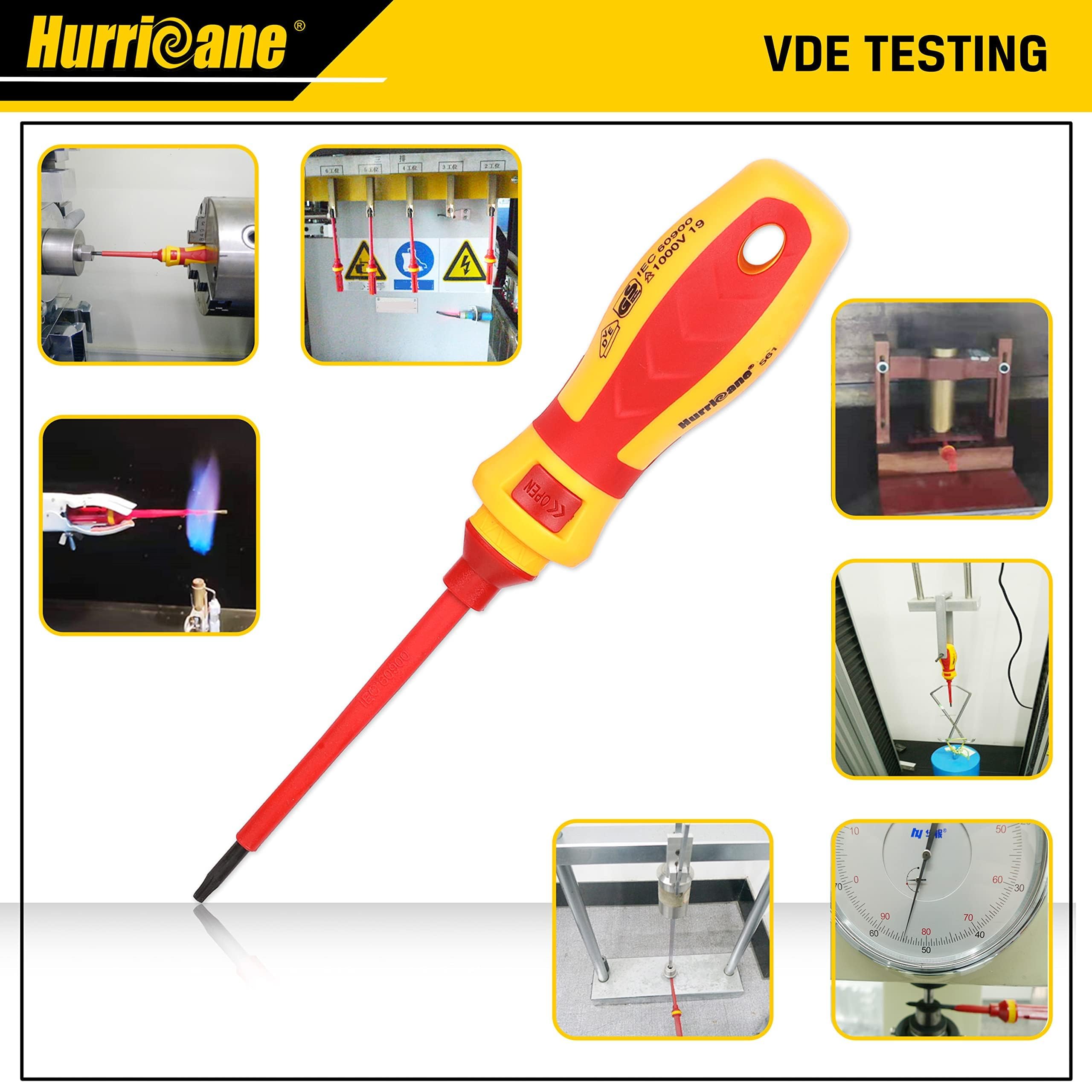 HURRICANE 1000V removable handle with interchangeable blades
