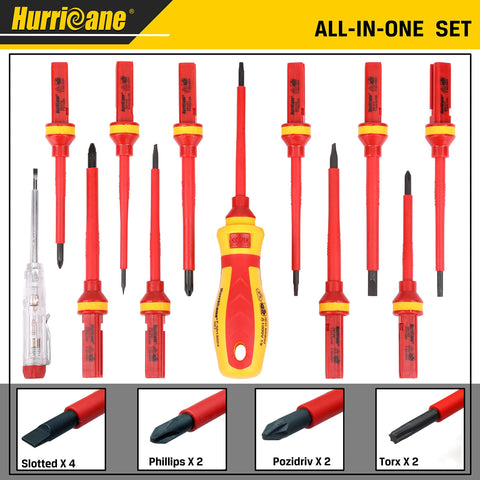 HURRICANE sturdy storage box protects tools and reduces clutter.