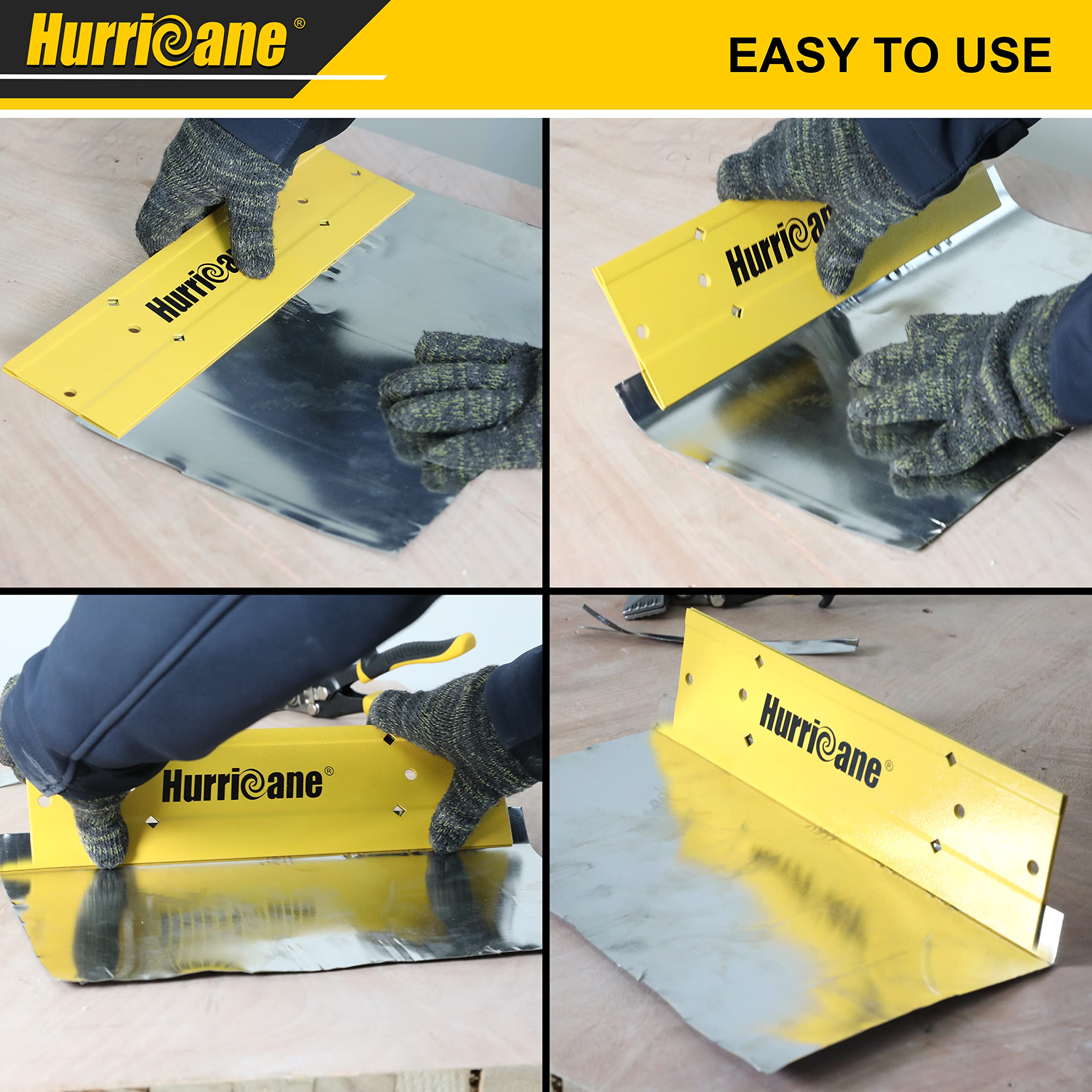 HURRICANE 12inch folding tool enabling precise bends in metal