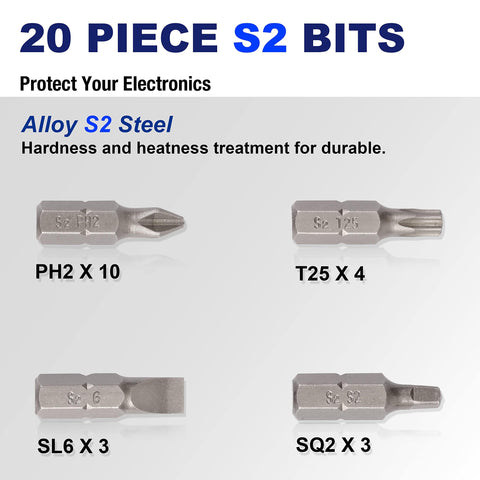 HURRICANE 135-degree tip drill bits for precise starting holes.