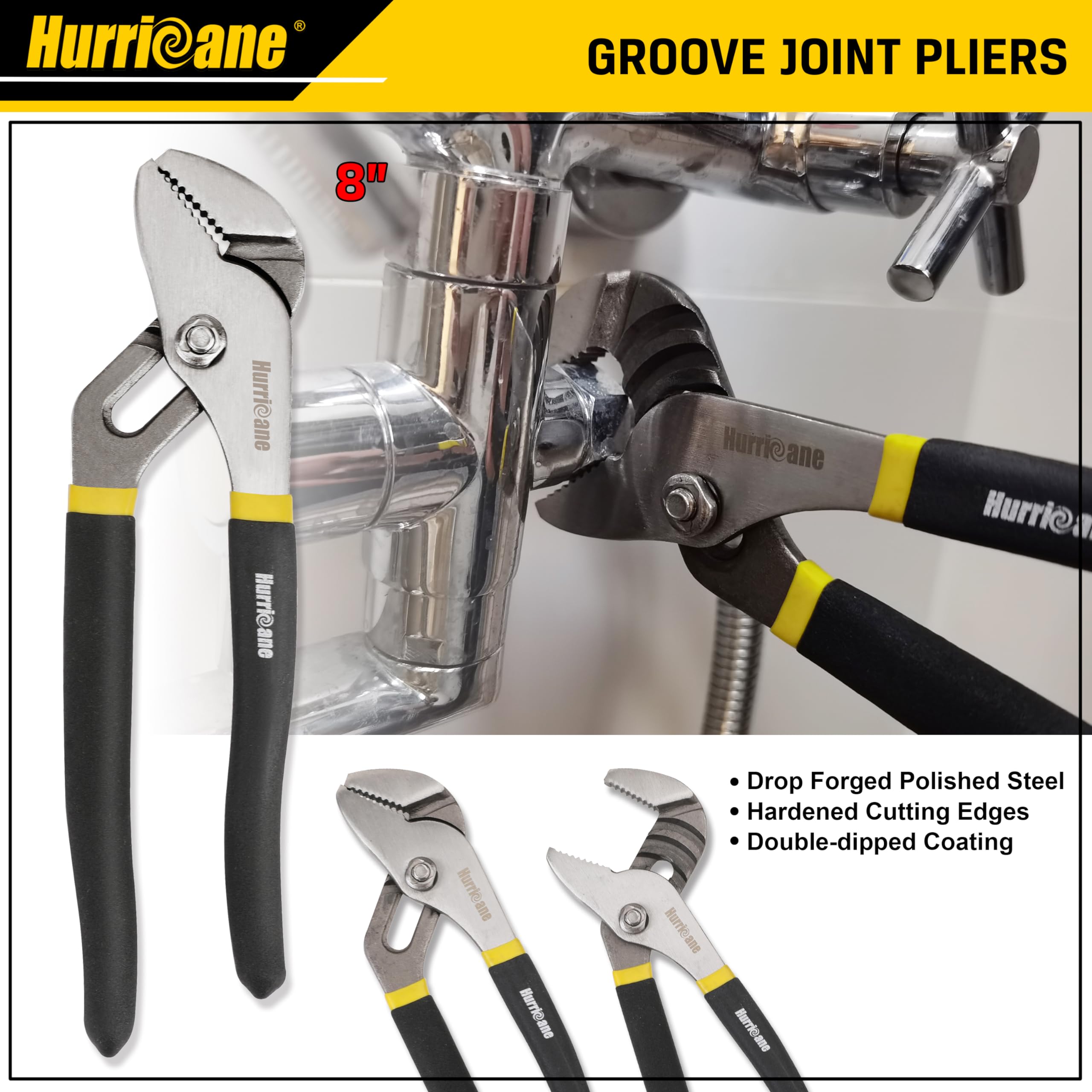Hurricane 6-inch diagonal pliers ideal for precise cuts and angle-safe snips