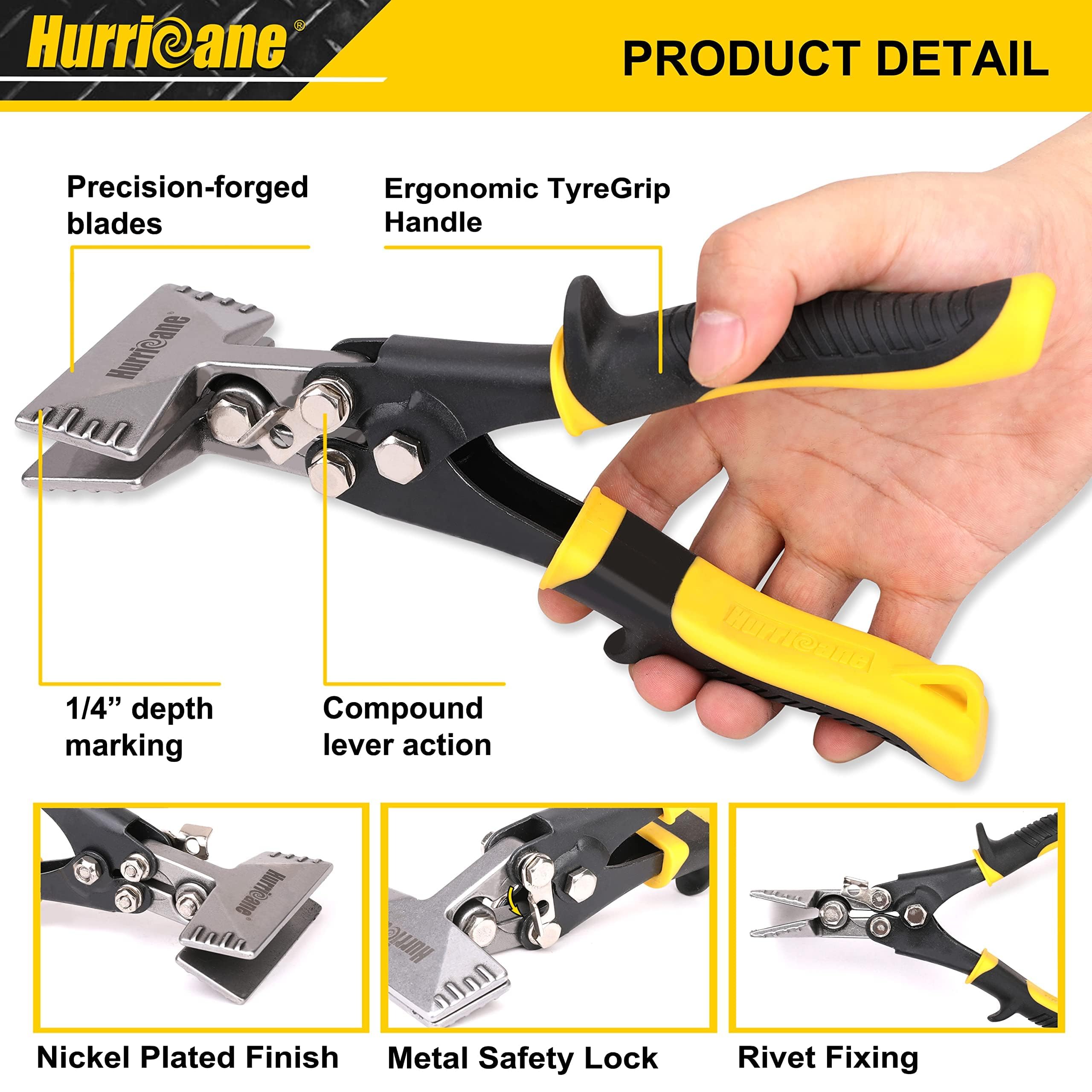 HURRICANE CRV steel heavy-duty bender delivers durability under tough metalwork