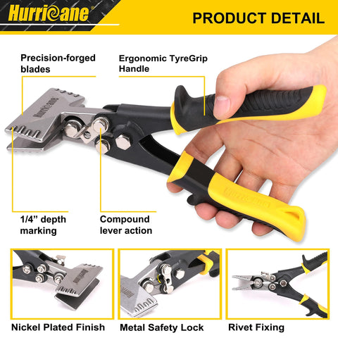 HURRICANE CRV steel heavy-duty bender delivers durability under tough metalwork