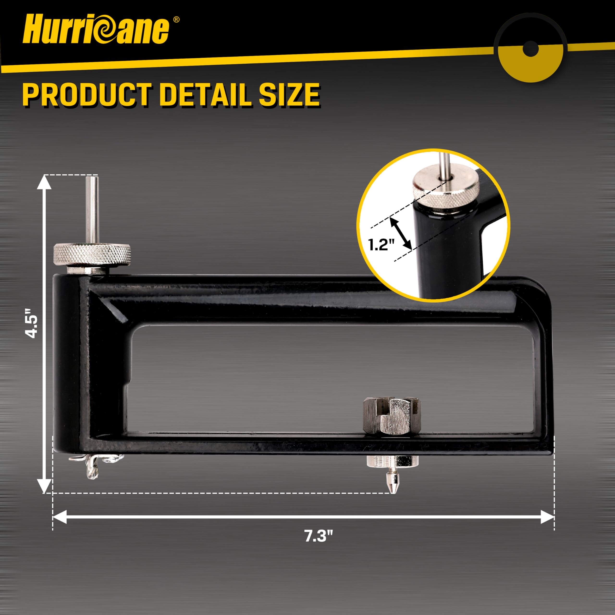 HURRICANE 24-gauge steel cutting capability with this hole cutter for precise holes.