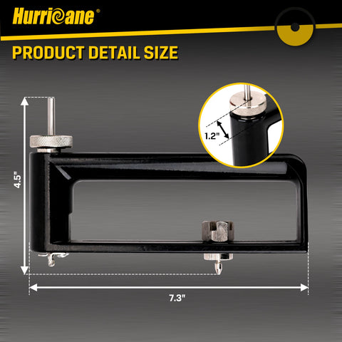 HURRICANE 24-gauge steel cutting capability with this hole cutter for precise holes.