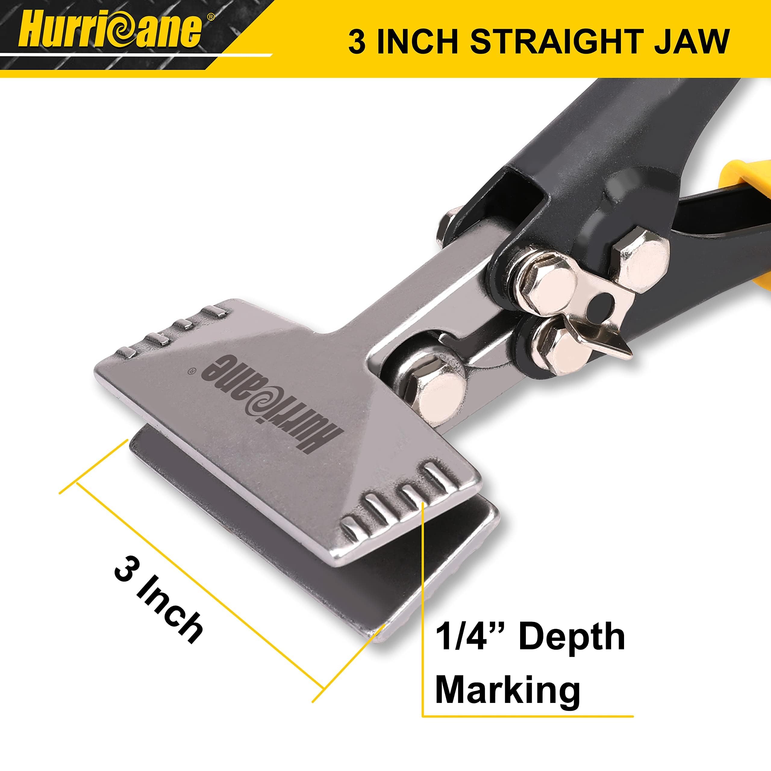 HURRICANE precision duckbill pliers enabling clean flattening and shaping tasks