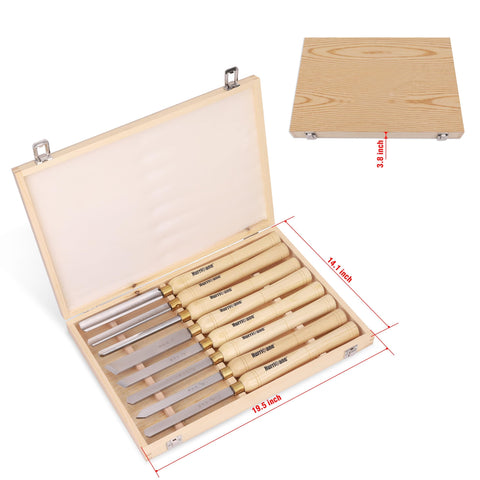 HURRICANE roughing gouge 7/8 inch removes stock quickly for initial shapes.