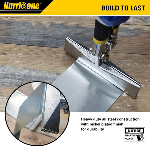 Nickel-plated all-steel construction highlights durable performance