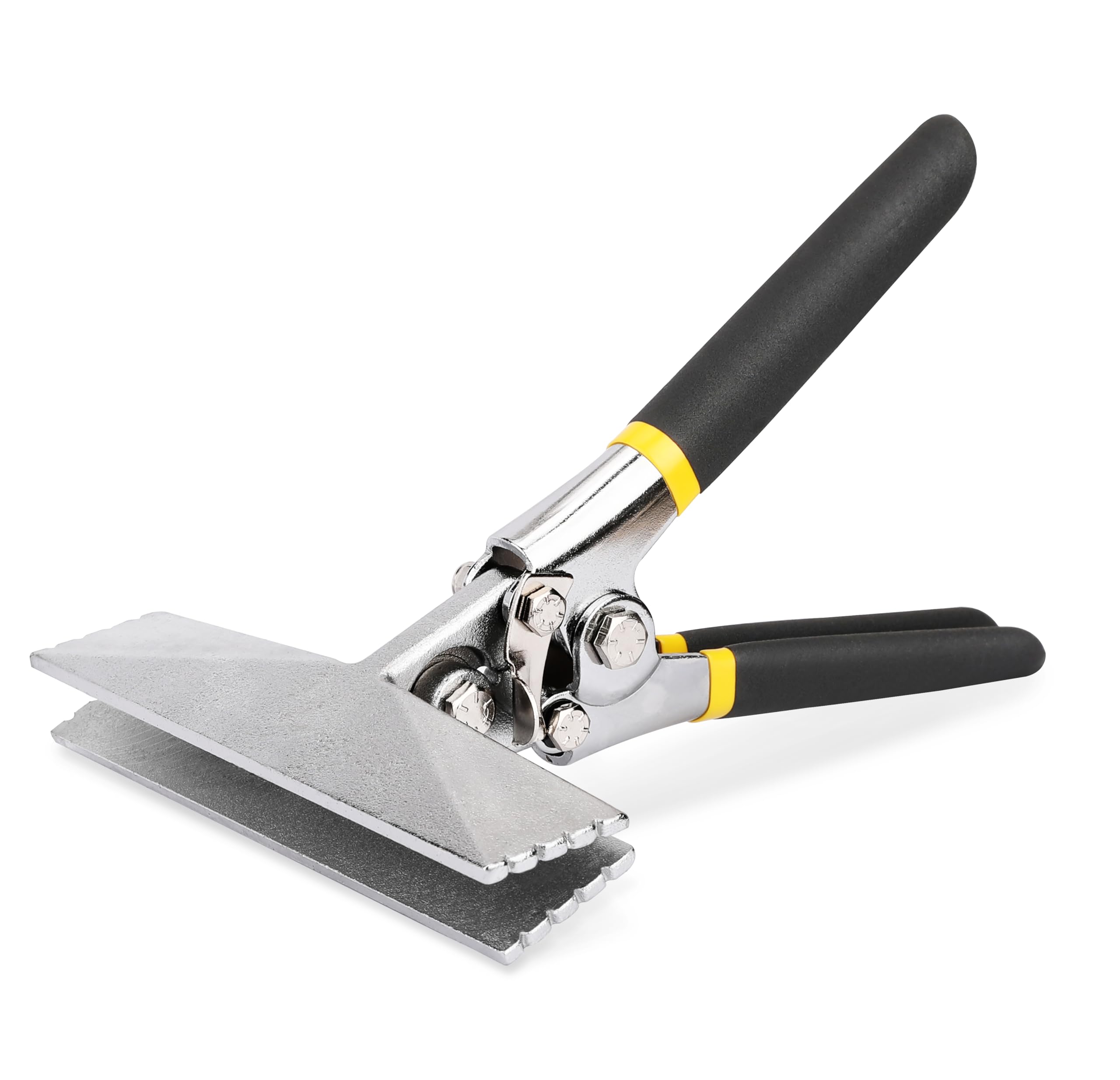 Hurricane 6-inch sheet metal seamer front view for precise folds