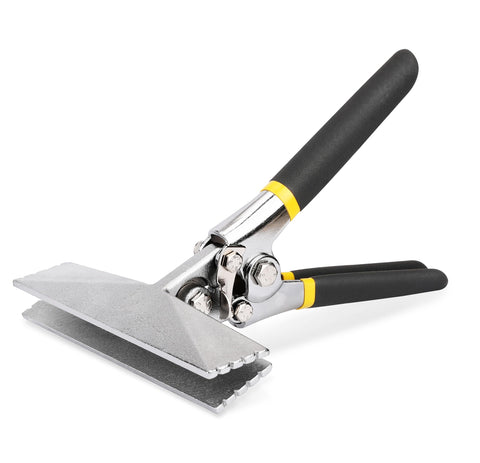Hurricane 6-inch sheet metal seamer front view for precise folds