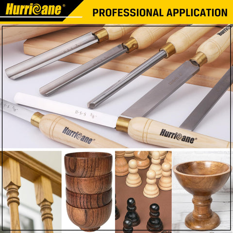 HURRICANE skew chisel 1 inch delivers crisp edges on turning projects.