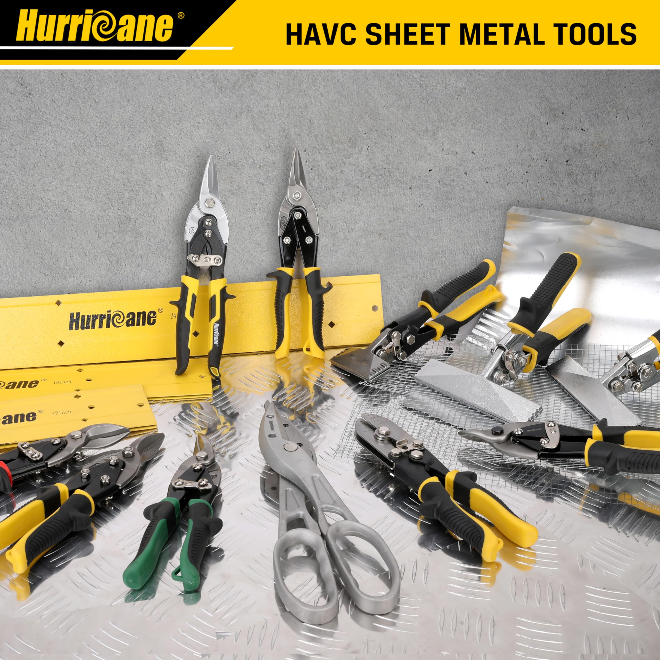 Hurricane safety latch closed to lock blades when not in use.