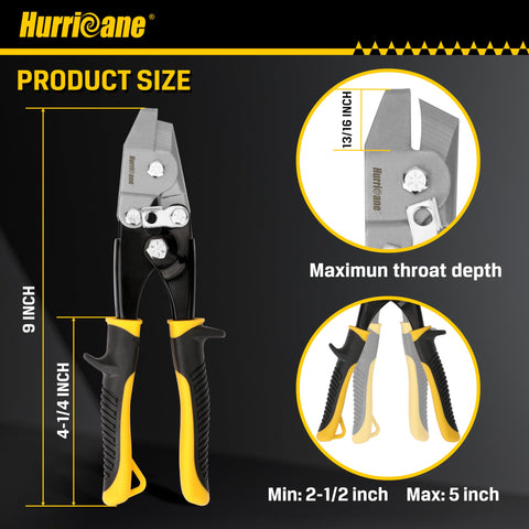 Hurricane v-notch notcher safety lock engaged for secure storage
