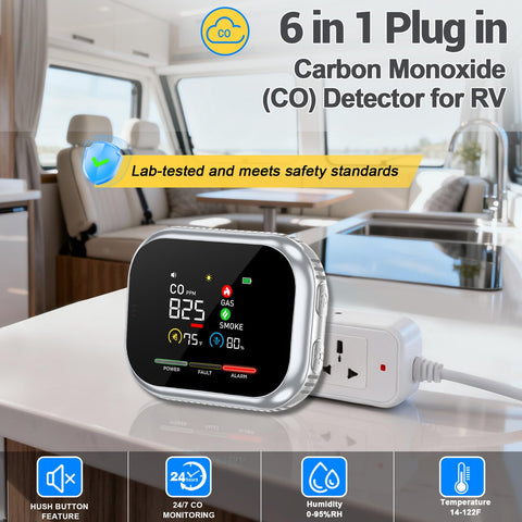 HushDream plug-in with battery backup ensures operation during power outages.