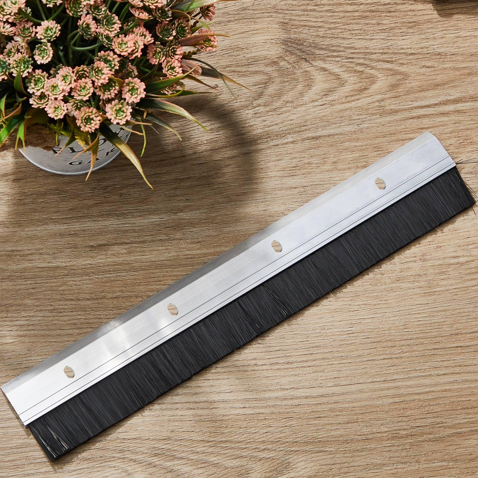 Hushee weatherproof door seal for interior or exterior use.