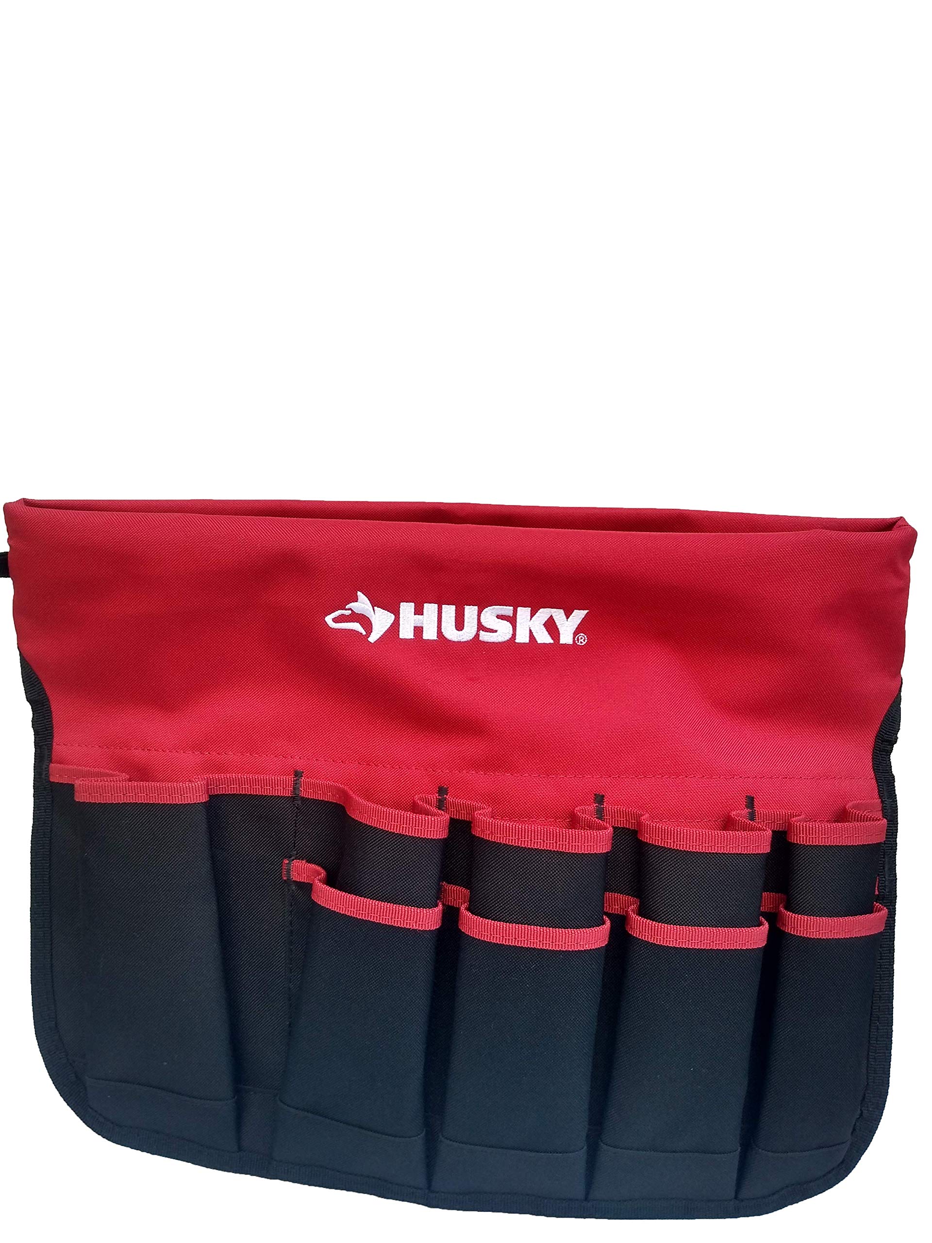 Husky Bucket Jockey easy-access design improves tool reach on-site.
