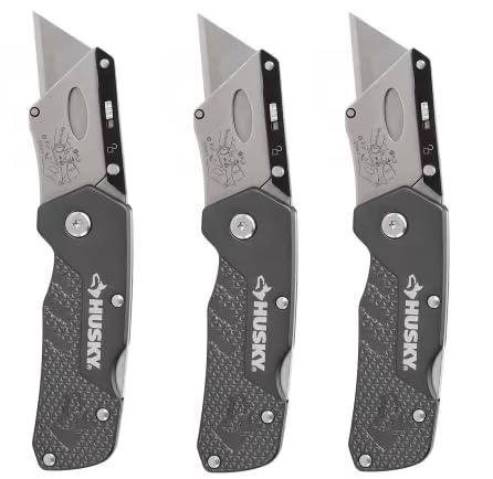 Husky compact folding knife pocket-ready for quick everyday tasks.