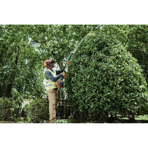Nylon mesh face shield ensures visibility while shedding water during use.