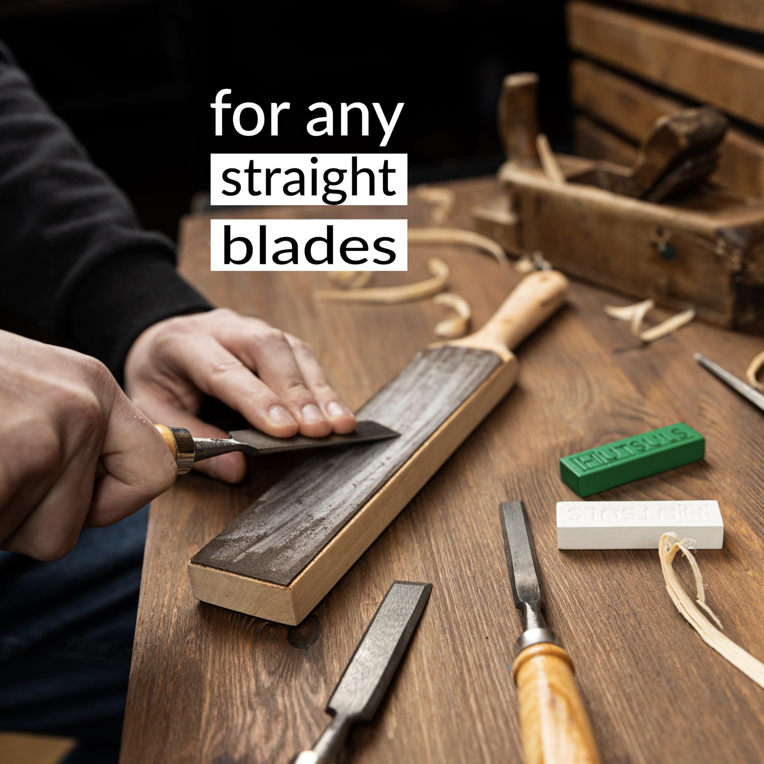 Hutsuls cowhide leather strop offers durable sharpening sessions