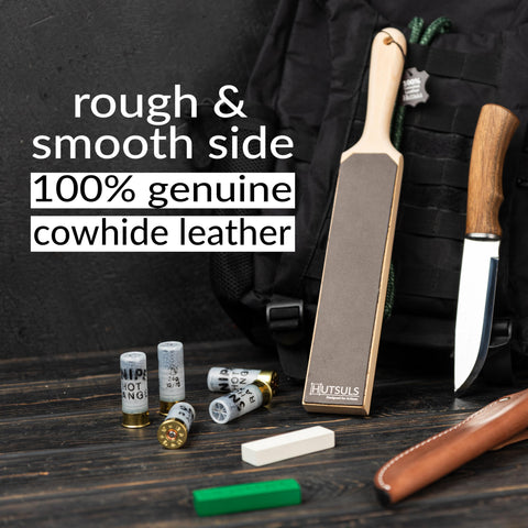 Hutsuls strop guide included for easy, beginner-friendly sharpening