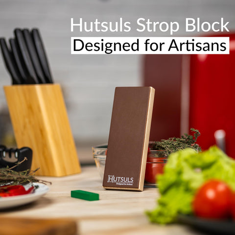 Hutsuls strop with non slip feet stabilizes bench work.