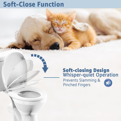 Huttdmel soft-close hinge action reduces noise and pinching risk during closing