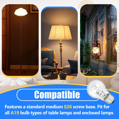 HUTUDAN 6-pack packaging keeps spare bulbs handy for replacements.