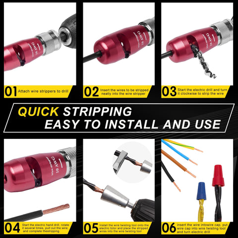 HuuiotPdd electric wire stripper close-up shows durable zinc alloy body.