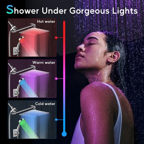 HUUKE gift-ready LED shower head ideal for renovation lovers.