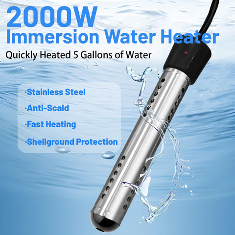 HUVOPUMO digital thermometer display showing water temperature