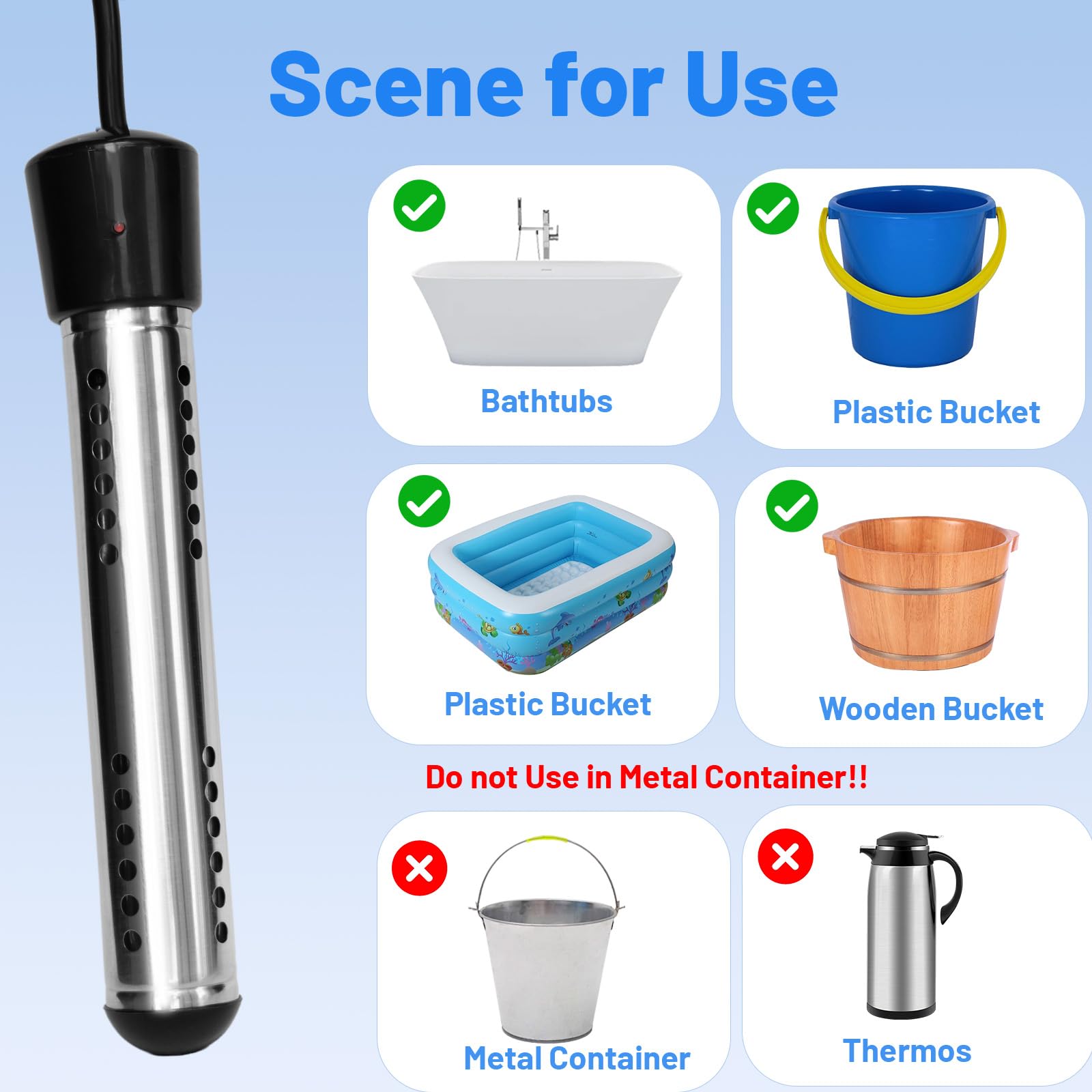 HUVOPUMO lightweight portable heater ready for travel or camping