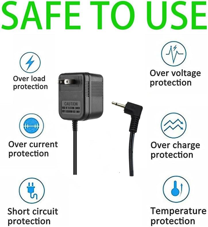 HUZUM adapter plugged into 110V outlet for steady power