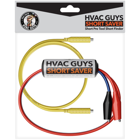 HVAC Guys Short Saver Kit front view with 12in lead for quick 24V detection.