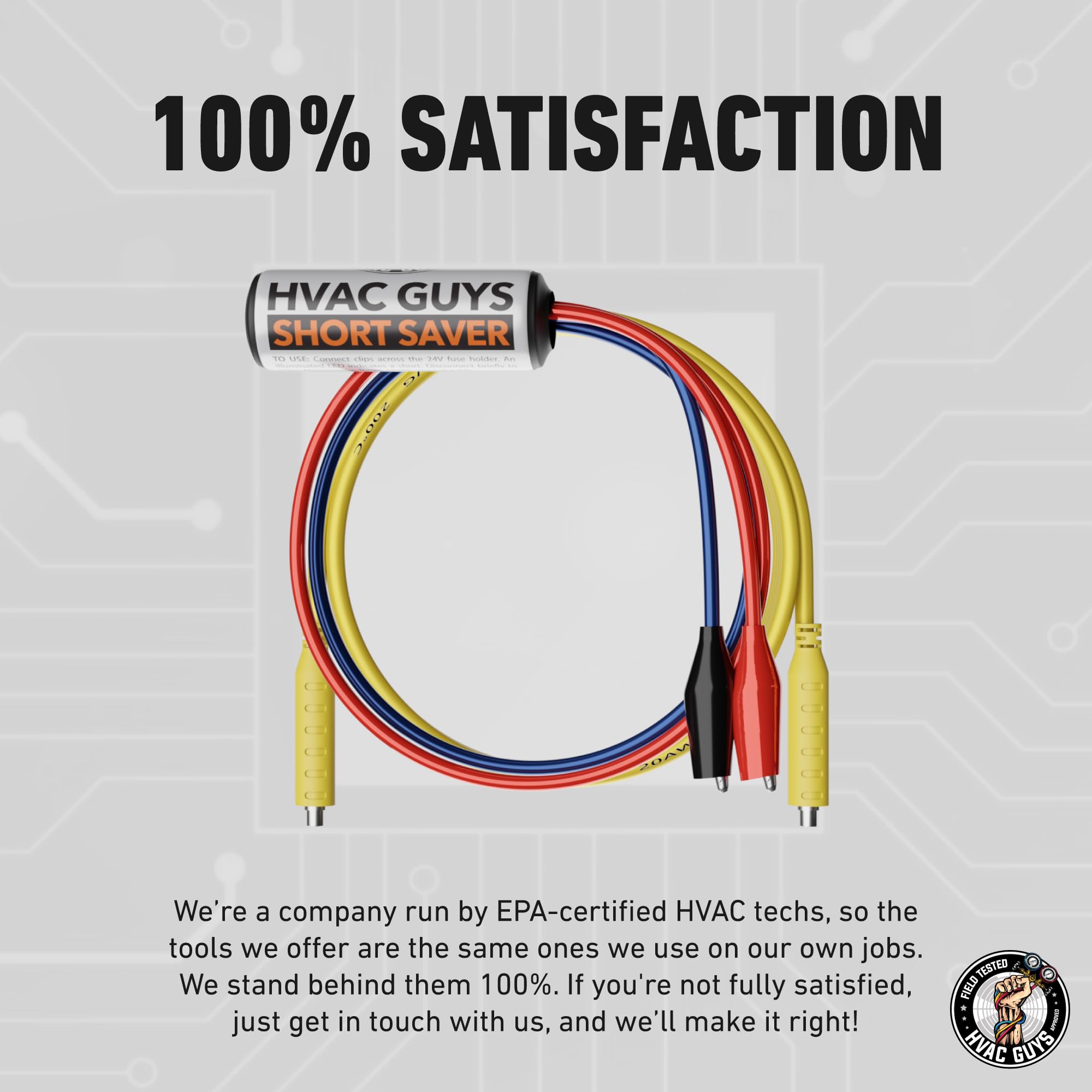 HVAC Guys Short Saver safeguards transformers and boards during quick fault checks.