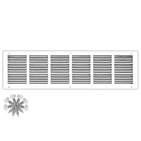HVAC Premium return air vent cover front view for seamless wall integration.